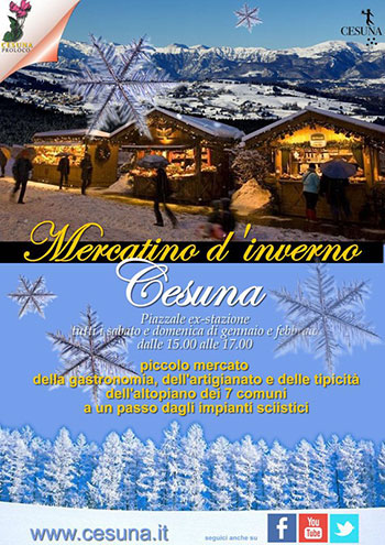 Mercatino d'inverno a Cesuna