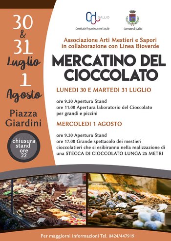 mercatino del cioccolato a Gallio