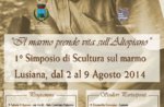 1° Symposium of sculpture on marble to Lusiana from 2 to August 9, 2014