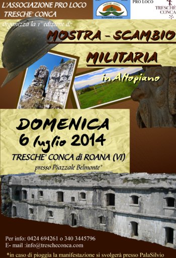 1ª edizione mostra scambio militaria in altopiano 2014