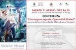 "The secret image. Works by A.Khaled" - Conference by Maria Luisa Trevisan in Asiago - 11 April 2020