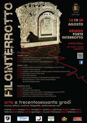 Filo Interrotto - Arte al Forte Interrotto sull'Altopiano di Asiago