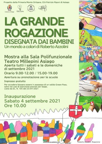 Grande Rogazione Asiago mostra disegni bambini settembre 2021