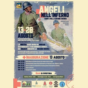 Inaugurazione mostra Angeli nell'Inferno Enego