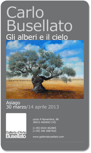 Mostra "Gli alberi e il cielo" di Carlo Busellato