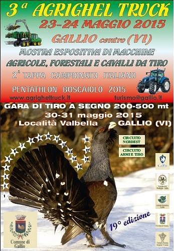 Manifesto agrighel truck 2015, Gallio, Altopiano di Asiago