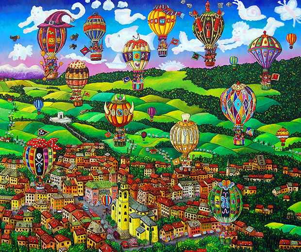 Mongolfiere Fantastiche ad Asiago di Elio Nava Mongolfiere Fantastiche ad Asiago di Elio Nava