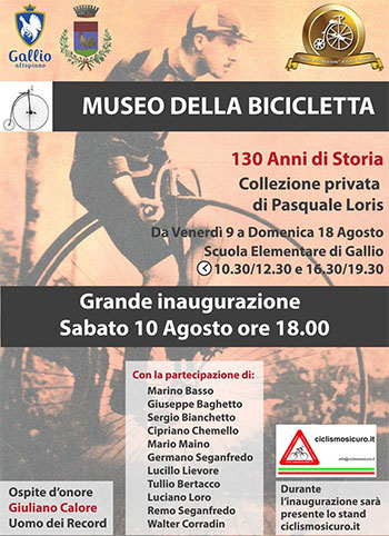 Mostra della bicicletta a Gallio