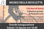 Inaugurazione della mostra-museo della bicicletta a Gallio sabato 10 agosto 2013