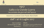 Exhibition "1917: Gallium and the great war told from newspapers of the time"-From 1 to July 16, 2017