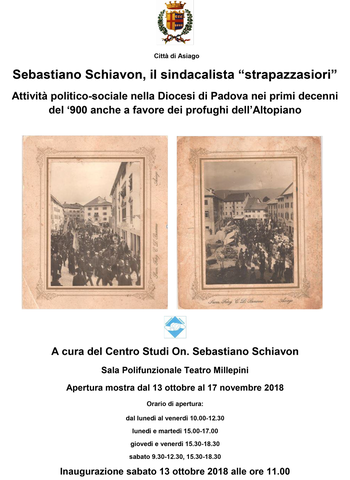 Mostra On Schiavon ad Asiago