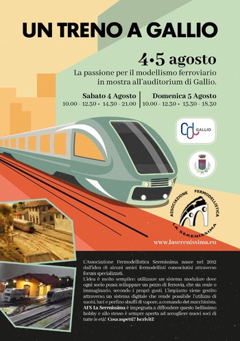 Mostra Un treno a Gallio