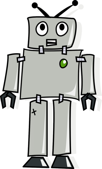 Robot cartoon Robot cartoon