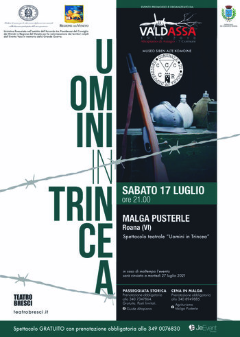 Uomini in trincea Malga Pusterle 2021 Uomini in trincea Malga Pusterle 2021