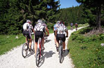 Opening school of Mountain biking at il Laghetto Roana