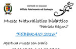 Apertura museo naturalistico "Patrizio Rigoni", Asiago, 28 febbraio 2016