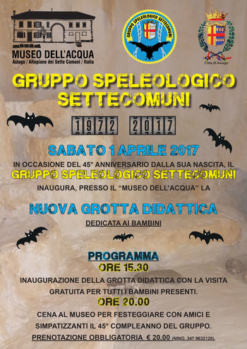 Inaugurazione grotta didattica Museo dell'Acqua