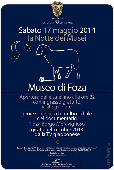 La Notte dei Musei 2014 - Museo di Foza