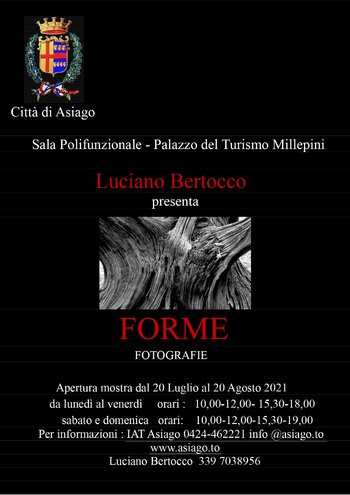 Locandina mostra fotografica ad Asiago Forme Fotografie Locandina mostra fotografica ad Asiago Forme Fotografie