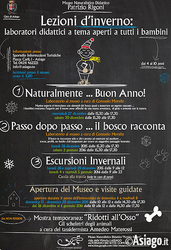 Museo naturalistico inverno 2015 2016 Museo naturalistico inverno 2015 2016