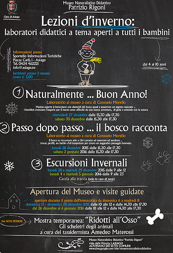 Museo naturalistico inverno 2015 2016 Museo naturalistico inverno 2015 2016