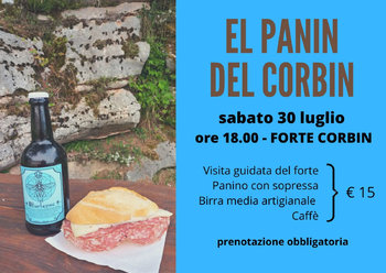 Panino e birra al forte corbin