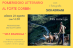 Pomeriggio letterario con Gigi Abriani al Forte Corbin - 28 agosto 2021