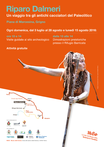 Programma estate 2016 al Riparo Dalmeri