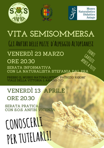 Serata anfibi al Museo Naturalistico di Asiago