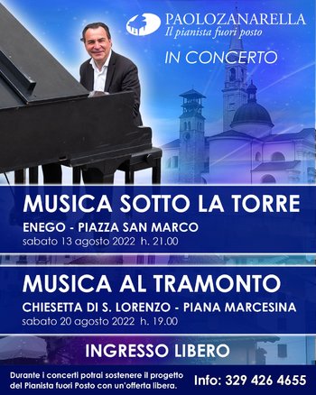 Concerto del pianista Paolo Zanarella a Enego