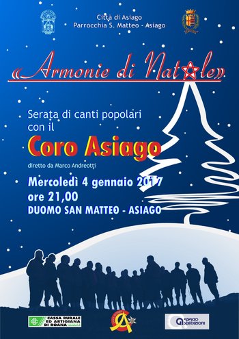 Concerto Armonie di Natale Coro Asiago