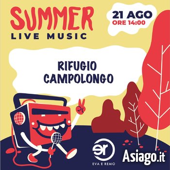 Eva e Remo musica live al Rifugio Campolongo