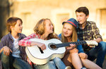 Instruments in the square in Asiago with the Altopiano Music Association - 19 July 2019