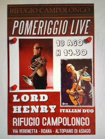 Italian duo Lord Henry Rifugio Campolongo 