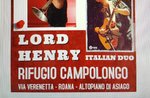 Pomeriggio live con "Lord Henry" italian duo al Rifugio Campolongo - Rotzo, 18 agosto 2018