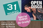 Serata OPEN DISCO con Dj Gredy e Dj Pozza presso La Quinta 2002 - Altopiano di Asiago - 31 marzo 2018