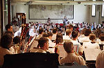 Konzert in der Kathedrale von der Orchestra Sinfonica di Asiago Vicenza, Dezembe