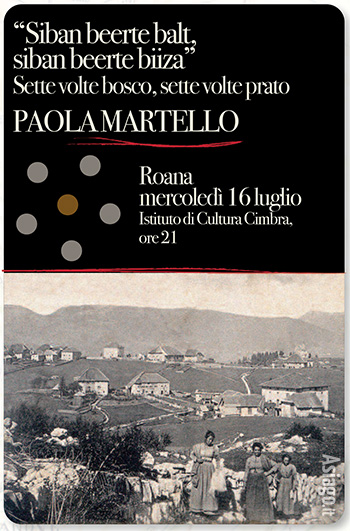 Presentazione libro Sette volte bosco, sette volte prato di Paola Martello Presentazione libro Sette volte bosco, sette volte prato di Paola Martello
