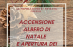 Accensione dell'albero di Natale e apertura dei mercatini natalizi a Roana - 8 dicembre 2021