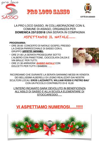 Aspettando Natale a Sasso