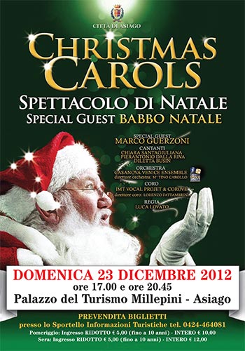 Cristmas Carols Spettacolo di Natale ad Asiago