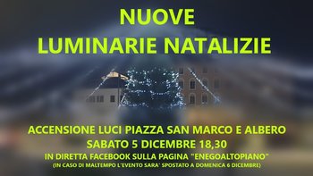 Enego accensione albero di natale e luminarie natalizie