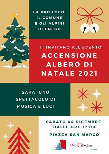 Enego accensione albero Natale 2021