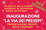 Enego: accensione dell'albero di Natale e delle luminarie natalizie in Piazza San Marco e inaugurazione dei presepi delle contrade