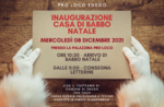 Enego inaugurazione casa di Babbo Natale 8 dicembre 2021