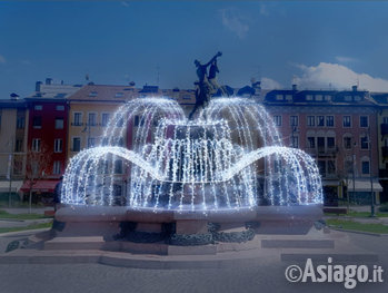 Fontana di luce ad asiago