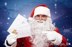 Babbo Natale raccoglie le letterine