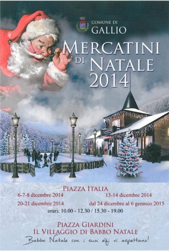 Mercatini di Natale 2014-15 a Gallio