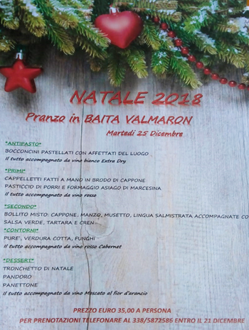 Natale Baita Valmaron 2018