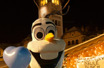 OLAF of the magical world of Frozen ai Giardini di Natale di Asiago-19 November 2017